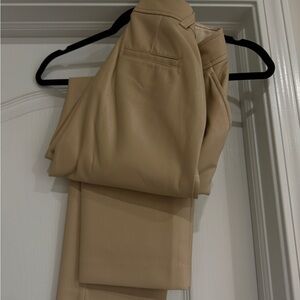 Babaton Tan Straight Leg Pants